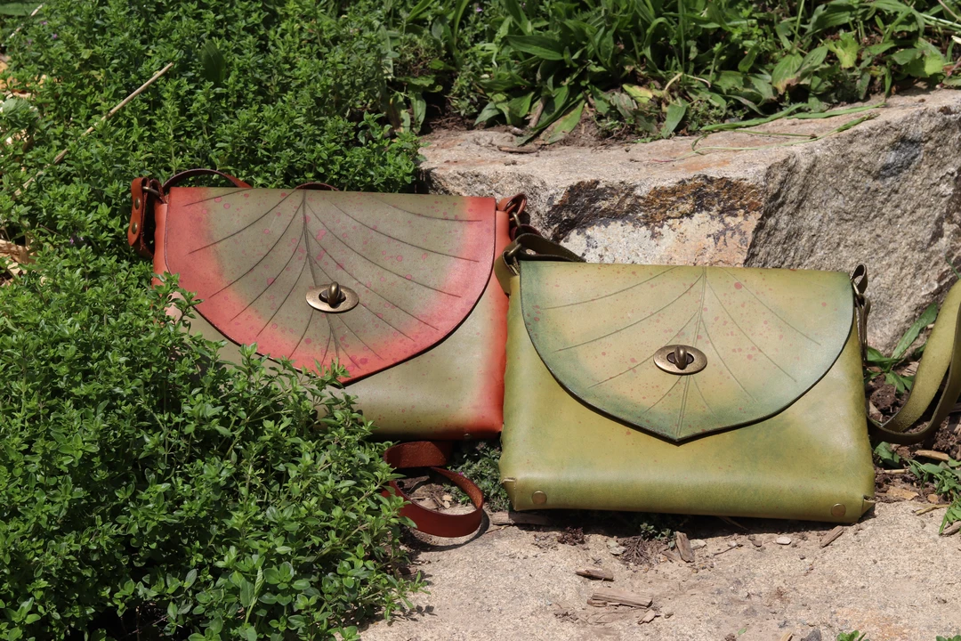 Kabelka Elven Leaf splétaný list - Obrázek 3