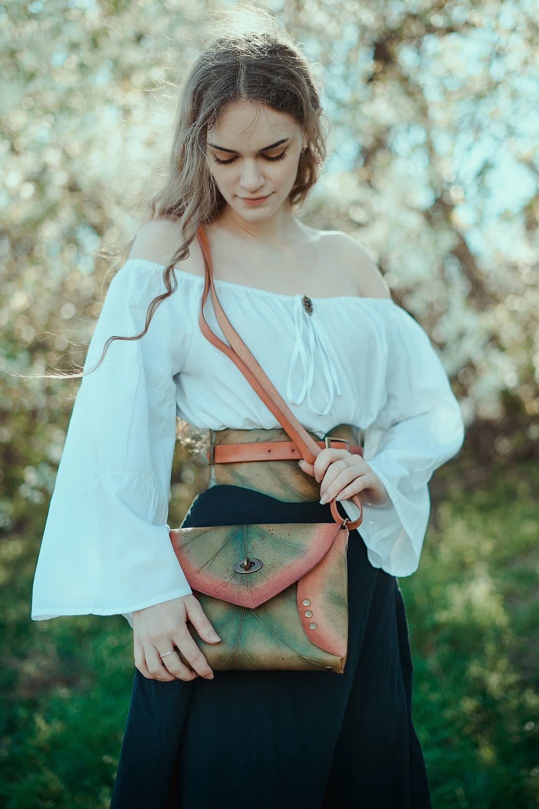 Dvojitý opasek Elven leaf - Obrázek 4