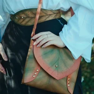 Set ✨ Kabelka skládaný list & Širší opasek Elven Leaf